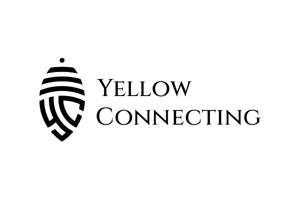 Logo Yellowconnerting zwart